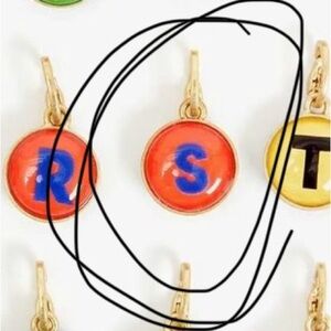 NWOT Clare V monogram S “free the sardines” charm